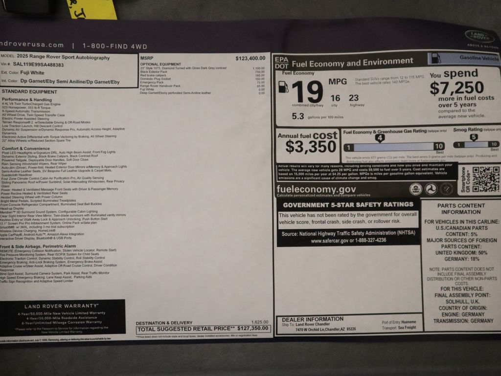 Thumbnail: 2025 Land Rover Range Rover Sport - 9