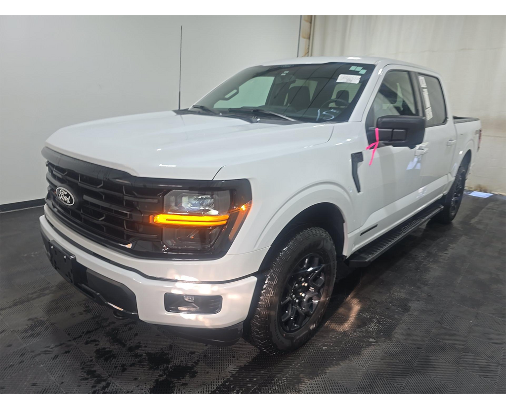 White 2024 Ford F-150 Pickup Truck Four-Wheel Drive Automatic