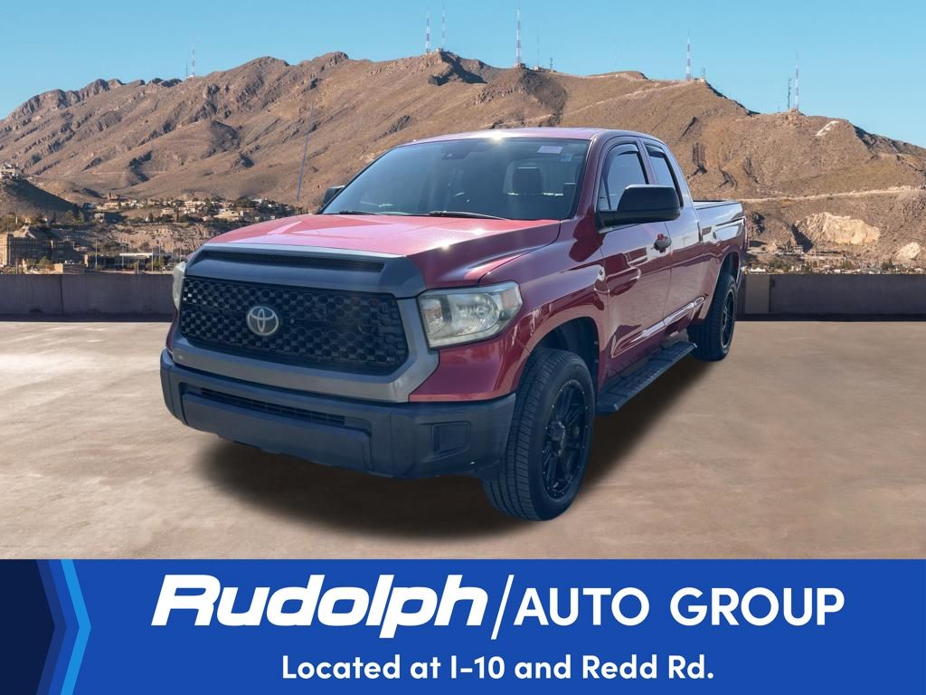 Barcelona Red Metallic 2018 Toyota Tundra Pickup Truck 4X2 6-Speed Automatic Overdrive