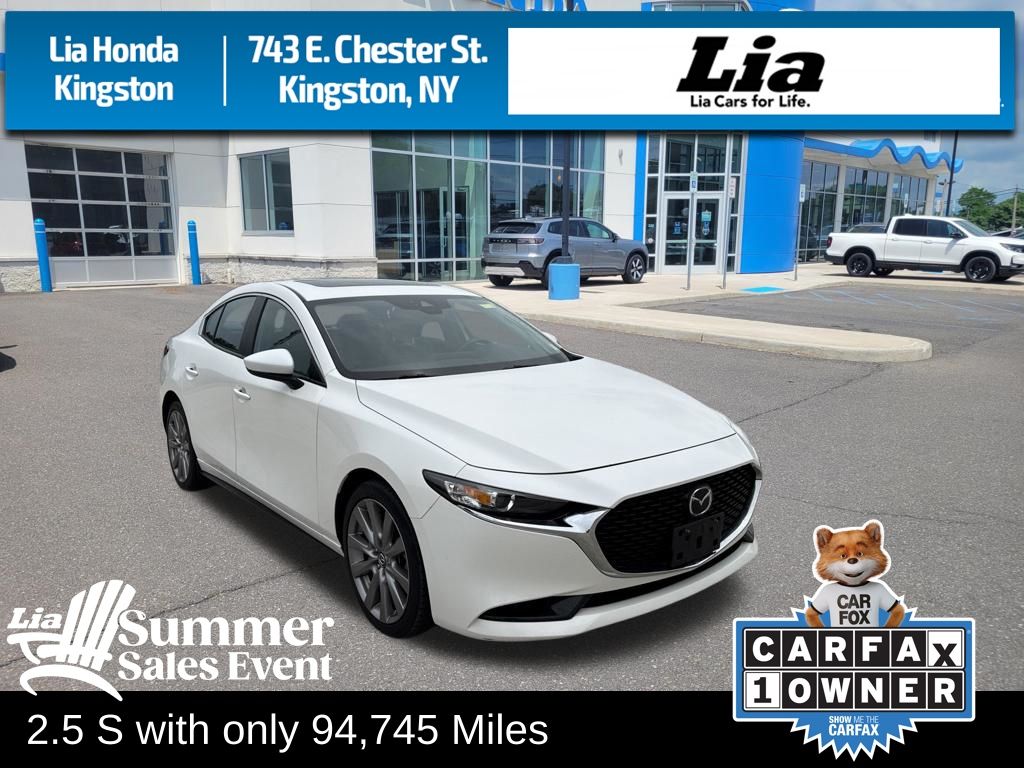 Snowflake White Pearl Mica 2021 Mazda MAZDA3 Sedan All-Wheel Drive 6-Speed Automatic