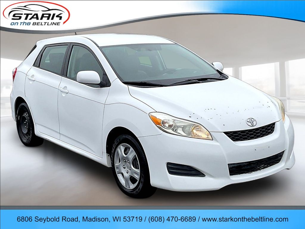 Super White 2011 Toyota Matrix Hatchback Front-Wheel Drive 4-Speed Automatic