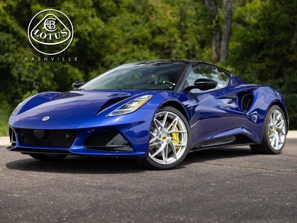 Blue 2026 Lotus Emira 6-Speed Manual