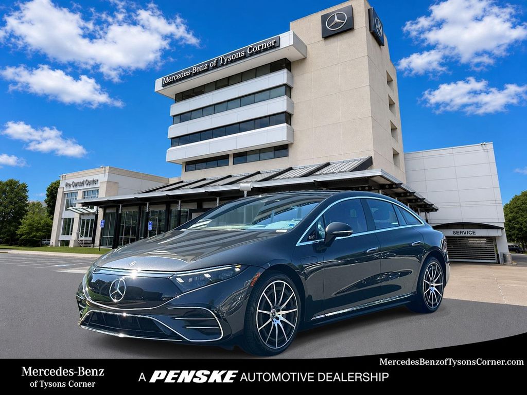 Selenite Gray Metallic 2023 Mercedes-Benz EQS Sedan All-Wheel Drive 1-Speed Automatic