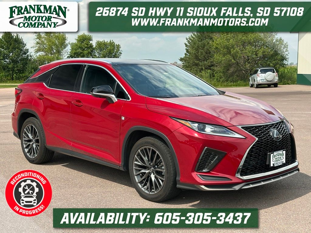 Matador Red Mica 2020 Lexus RX SUV / Crossover All-Wheel Drive 8-Speed Automatic