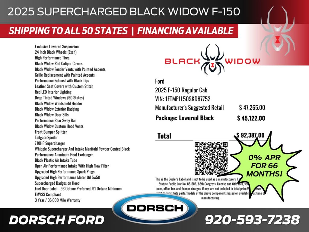 new 2025 Ford F-150 car, priced at $81,887