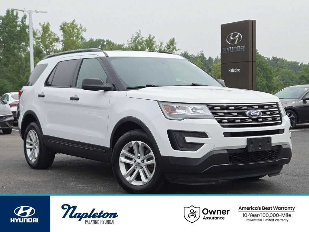 Oxford White 2017 Ford Explorer SUV / Crossover All-Wheel Drive 6-Speed Automatic