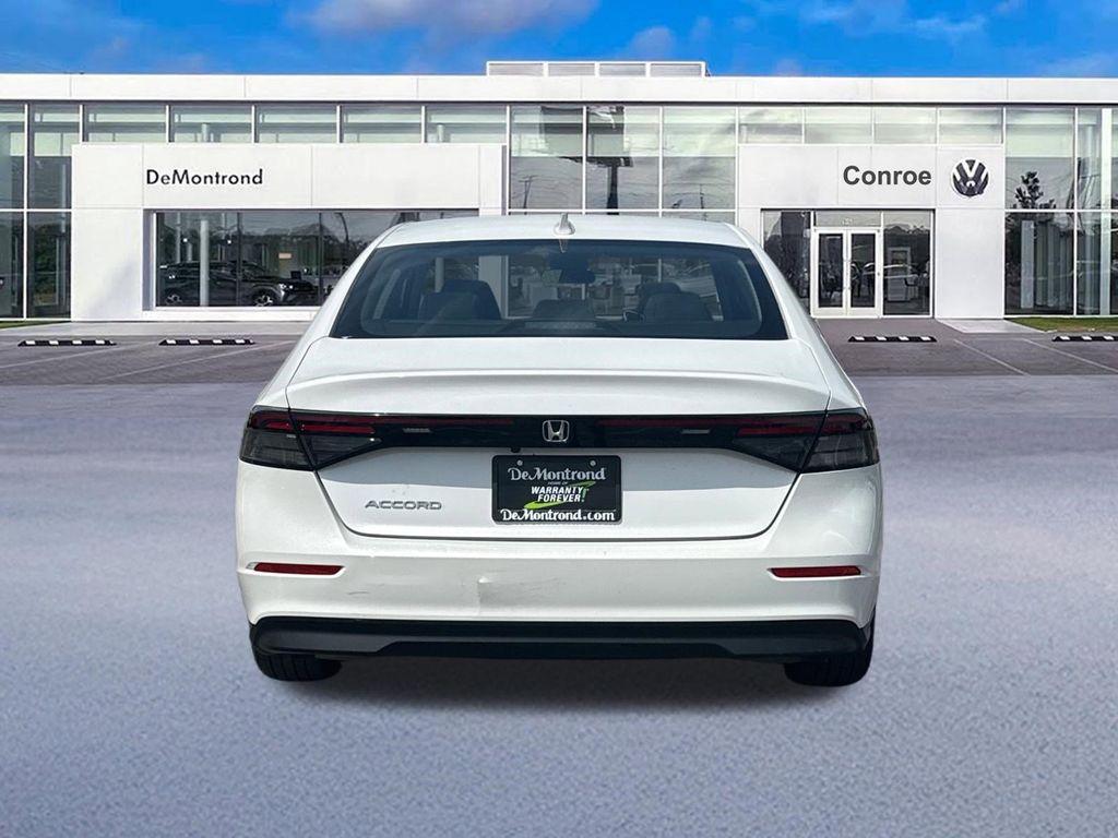 2023 Honda Accord EX White at Bravo Nissan