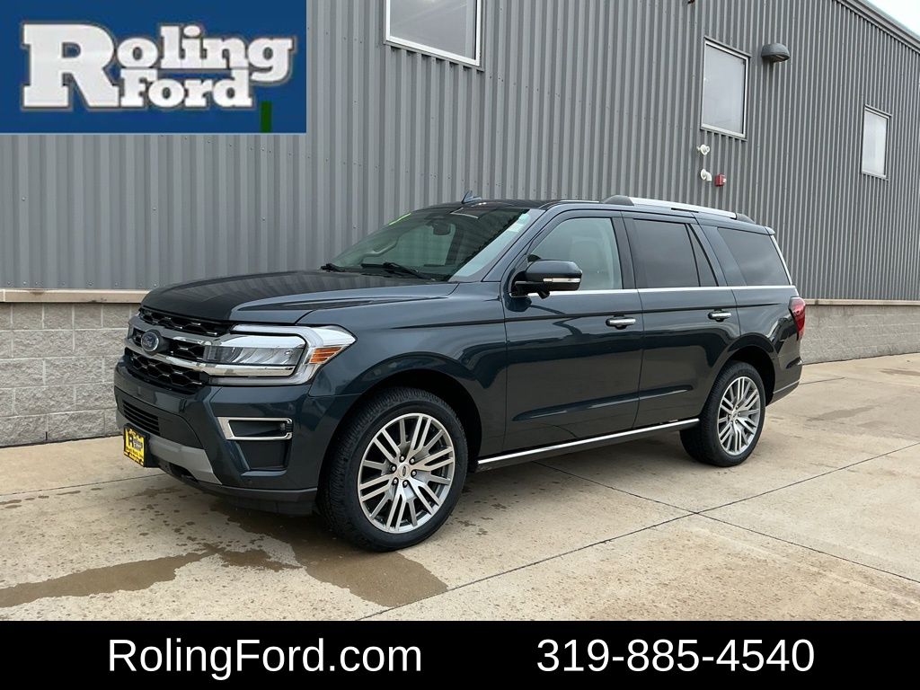 Stone Blue Metallic 2023 Ford Expedition Limited 4WD SUV / Crossover Four-Wheel Drive Automatic