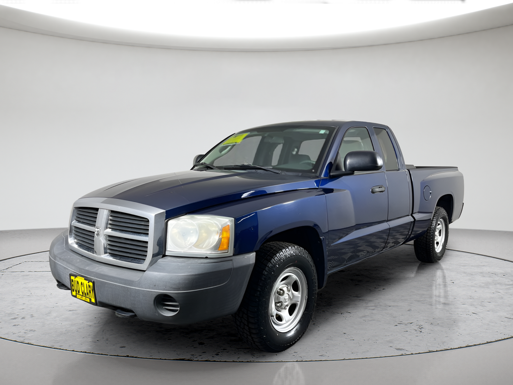 Patriot Blue Pearl 2007 Dodge Dakota ST Club Cab 4WD Pickup Truck Four-Wheel Drive 5-Speed Automatic