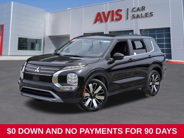 Black 2025 Mitsubishi Outlander SUV / Crossover Front-Wheel Drive Continuously Variable Transmission