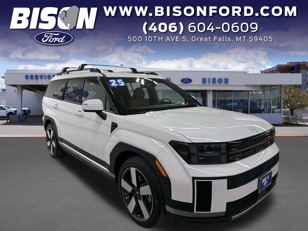 Serenity White 2025 Hyundai Santa Fe Limited AWD SUV / Crossover All-Wheel Drive Automatic