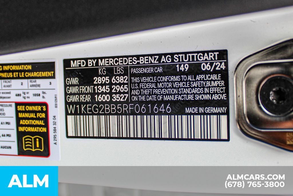 Used 2024 White Mercedes-Benz 350+ Sedan image 40