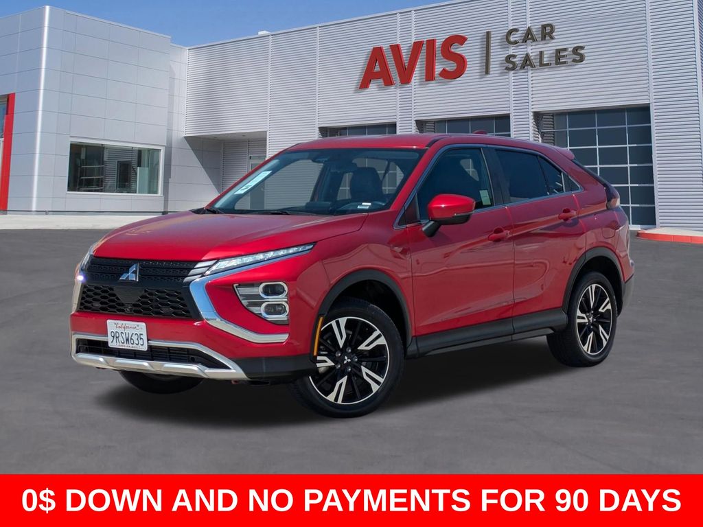 Red 2025 Mitsubishi Eclipse Cross All-Wheel Drive Continuously Variable Transmission