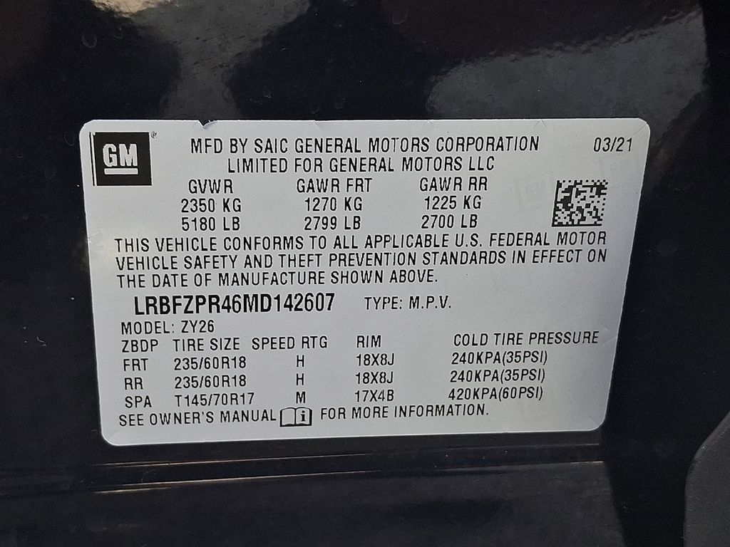 2021 Buick Envision Essence Blue at Honda North