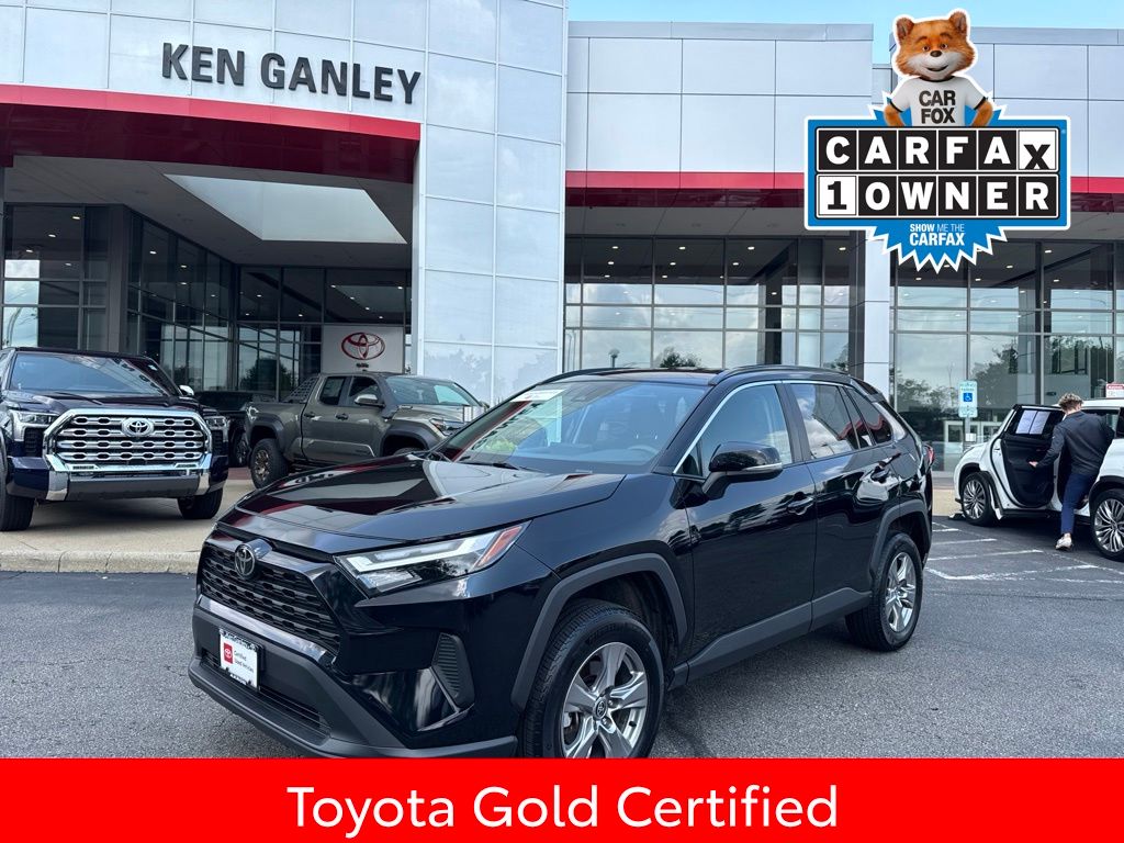 Midnight Black Metallic 2025 Toyota RAV4 SUV / Crossover Front-Wheel Drive 8-Speed Automatic