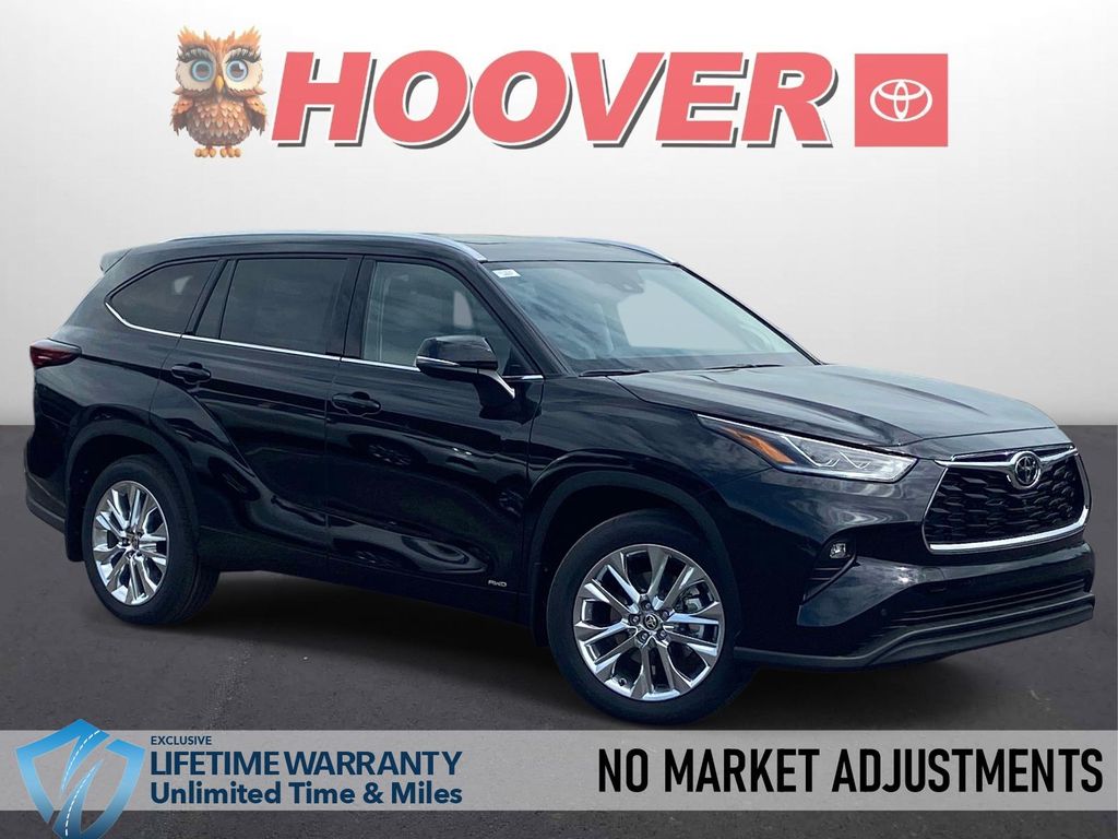 Midnight Black 2026 Toyota Highlander Hybrid Limited AWD SUV / Crossover All-Wheel Drive Continuously Variable Transmission