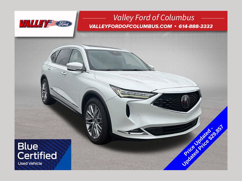 Platinum White Pearl 2022 Acura MDX SUV / Crossover All-Wheel Drive Automatic