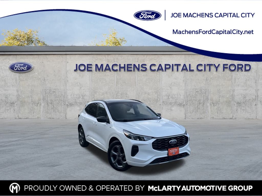 Star White Metallic Tri-Coat 2024 Ford Escape ST-Line AWD SUV / Crossover All-Wheel Drive 8-Speed Automatic