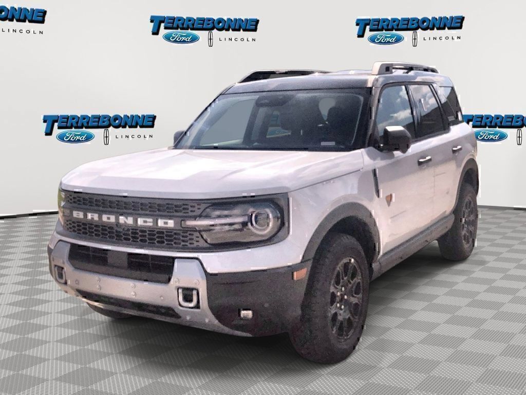 Oxford White 2025 Ford Bronco Sport SUV / Crossover All-Wheel Drive 8-Speed Automatic