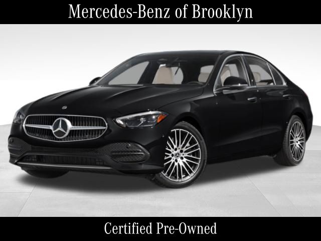 Lunar Blue Metallic 2023 Mercedes-Benz C-Class Sedan All-Wheel Drive 9-Speed Automatic