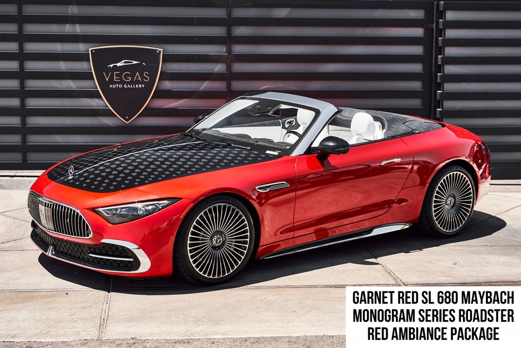 MANUFAKTUR Garnet Red Metallic 2026 Mercedes-Benz SL-Class Convertible All-Wheel Drive 9-Speed Automatic