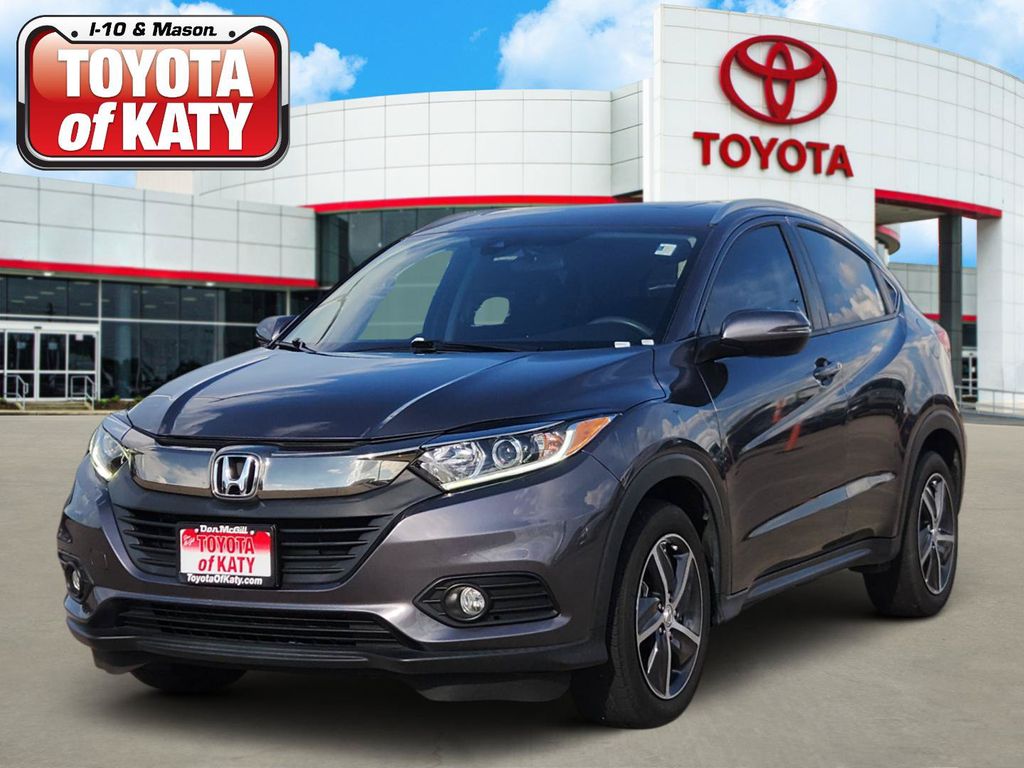 Gray (Modern Steel Metallic) 2022 Honda HR-V SUV / Crossover All-Wheel Drive Continuously Variable Transmission