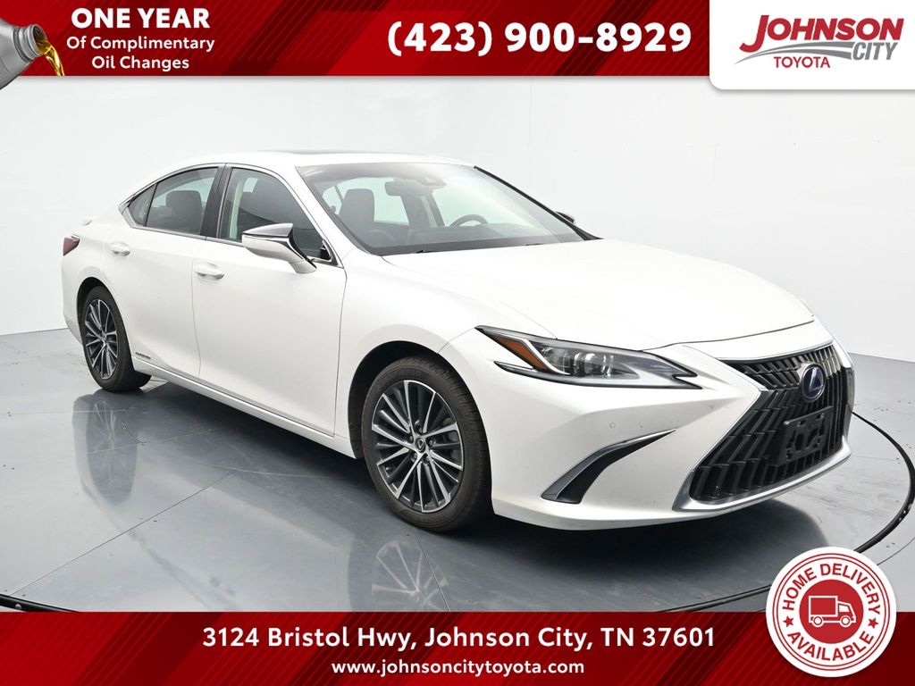 Eminent White Pearl 2022 Lexus ES Hybrid Sedan Front-Wheel Drive Continuously Variable Transmission