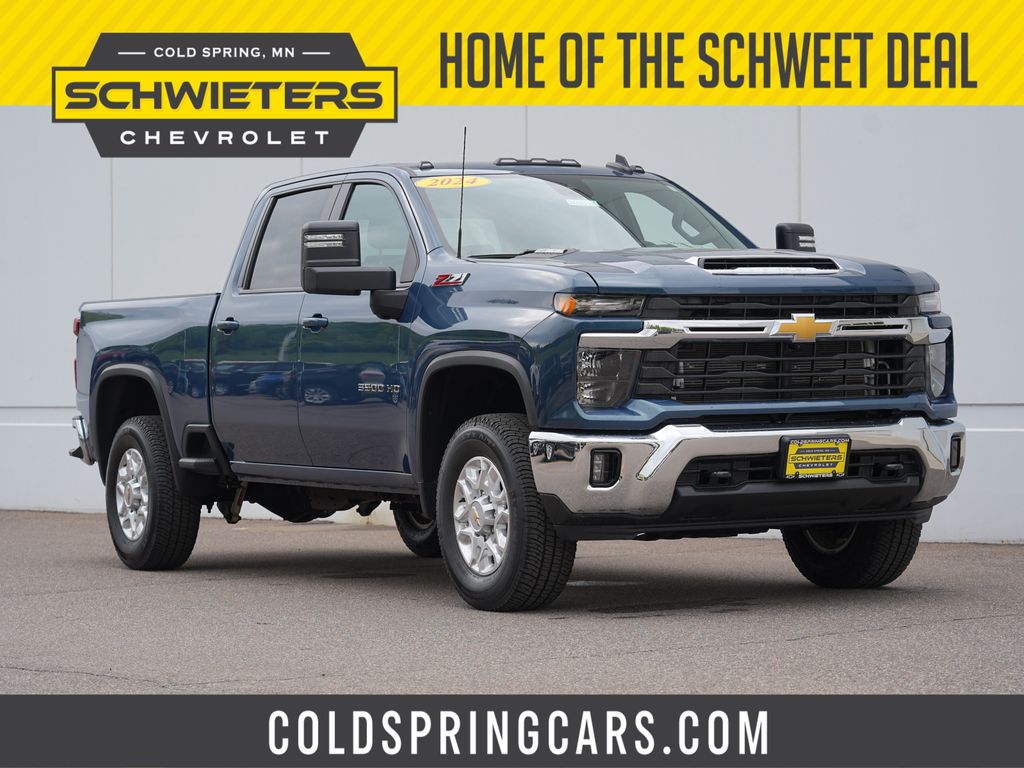 Lakeshore Blue Metallic 2024 Chevrolet Silverado 3500HD Pickup Truck Four-Wheel Drive Automatic