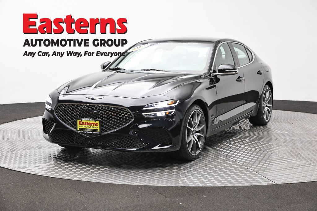 Vik Black 2023 Genesis G70 Sedan Rear-Wheel Drive 8-Speed Automatic