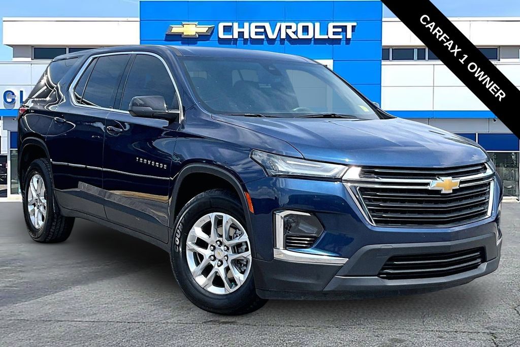 Northsky Blue Metallic 2023 Chevrolet Traverse SUV / Crossover Front-Wheel Drive 9-Speed Automatic