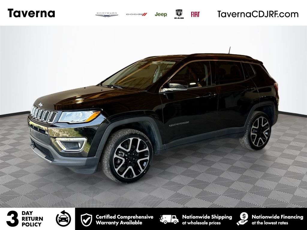Diamond Black 2018 Jeep Compass SUV / Crossover Four-Wheel Drive 9-Speed Automatic