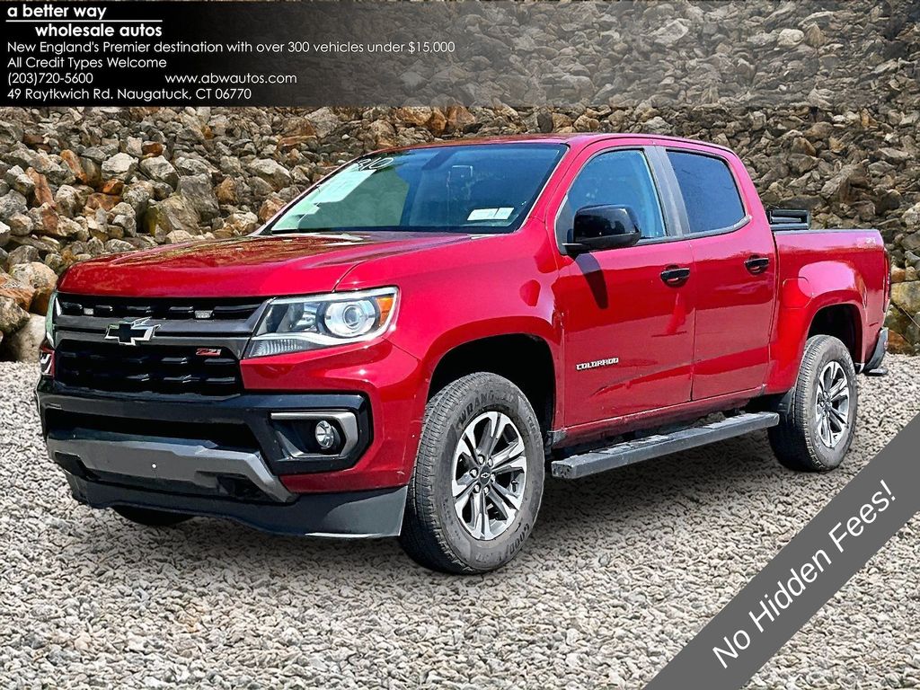 Cherry Red Tintcoat 2021 Chevrolet Colorado Pickup Truck Four-Wheel Drive 8-Speed Automatic
