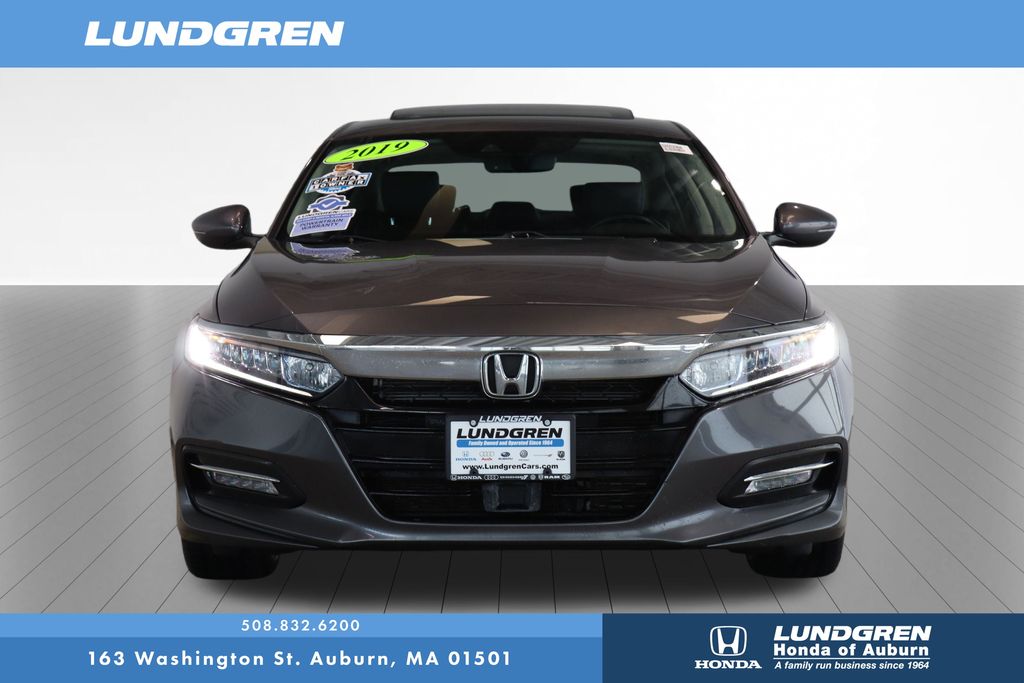 Used 2019 Honda Accord Hybrid EX-L with VIN 1HGCV3F52KA005802 for sale in Auburn, MA