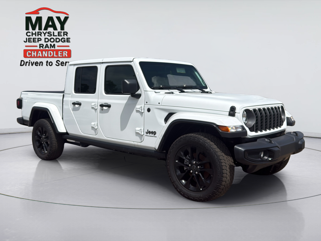 Bright White Clearcoat 2025 Jeep Gladiator Pickup Truck Four-Wheel Drive 8-Speed Automatic