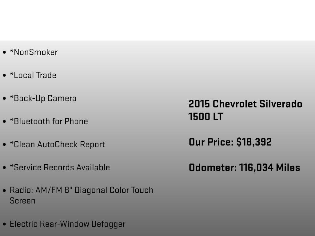 2015 Chevrolet Silverado 1500 LT Gray at Phil Fitts Ford