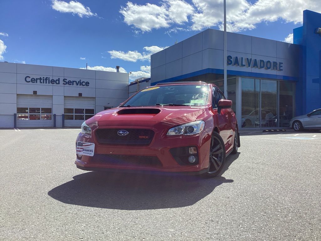 Pure Red 2017 Subaru WRX Premium Sedan All-Wheel Drive Continuously Variable Transmission