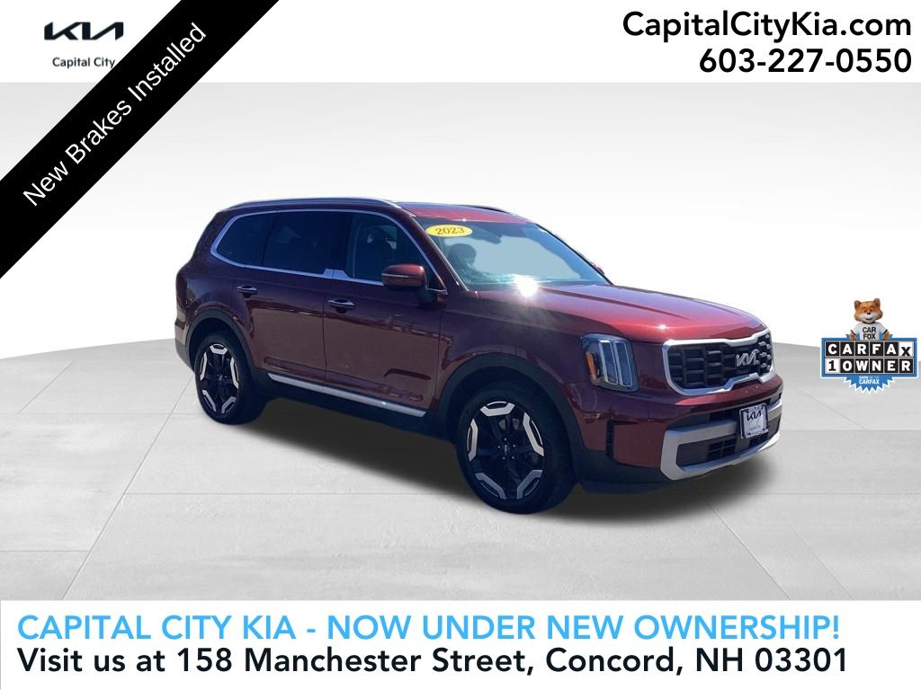 Dawning Red 2023 Kia Telluride S AWD SUV / Crossover All-Wheel Drive 8-Speed Automatic