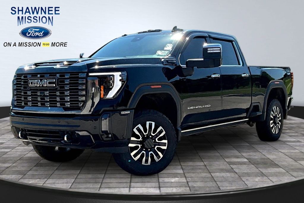 Black 2024 GMC Sierra 2500HD Pickup Truck Four-Wheel Drive Automatic