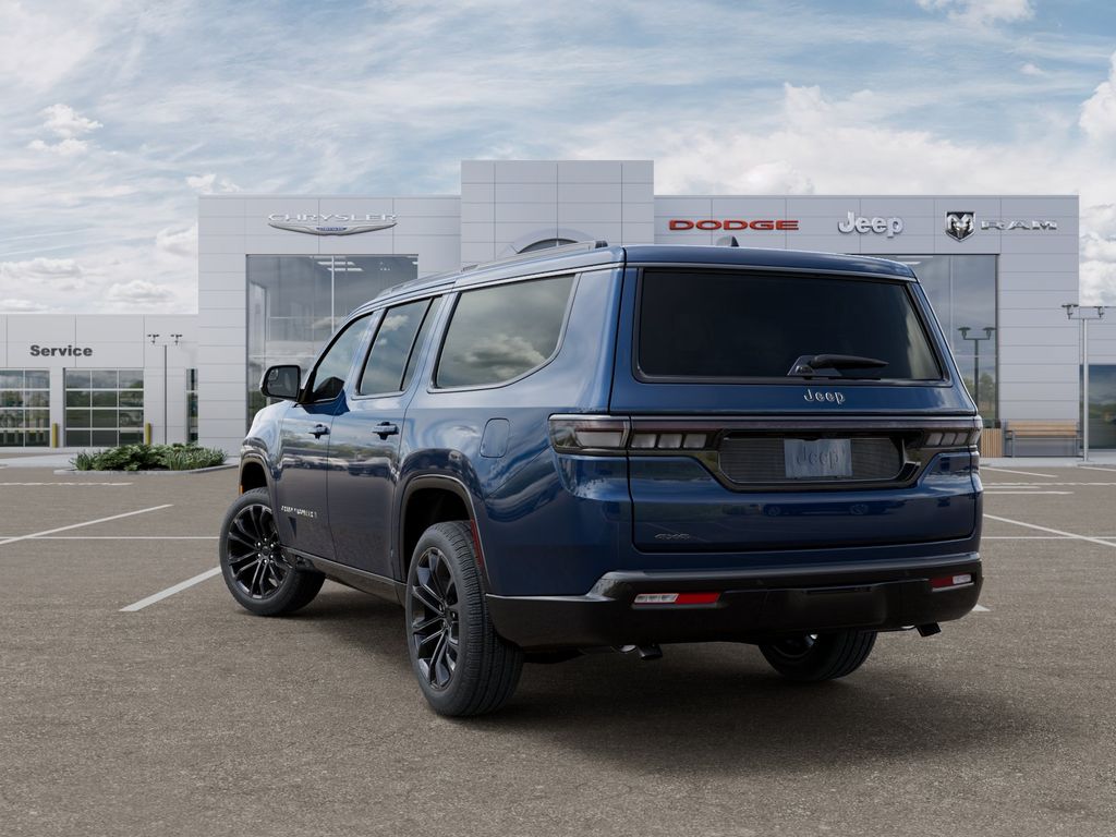 New 2026 Fathom Blue Pearlcoat Jeep Summit Obsidian image 3