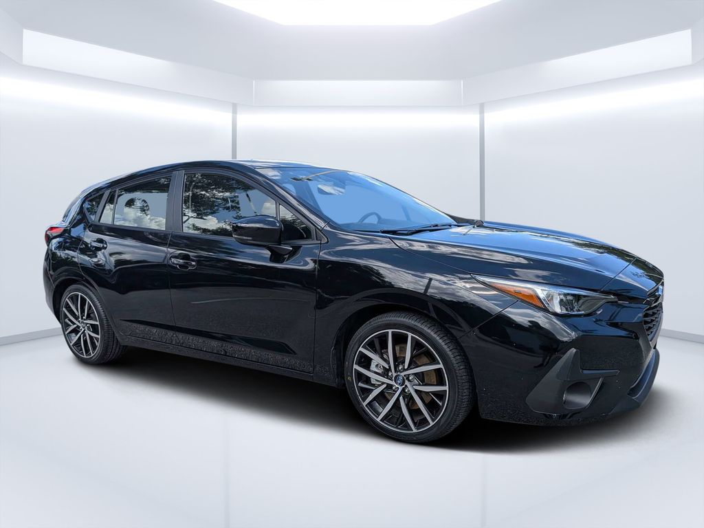 Crystal Black Silica 2024 Subaru Impreza Wagon All-Wheel Drive Continuously Variable Transmission