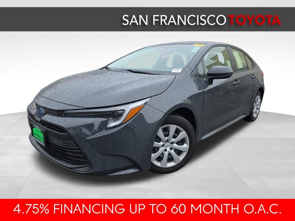 Underground 2023 Toyota Corolla Hybrid LE FWD Sedan Front-Wheel Drive Continuously Variable Transmission