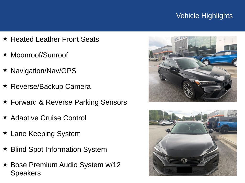 2024 Honda Civic Sedan Touring