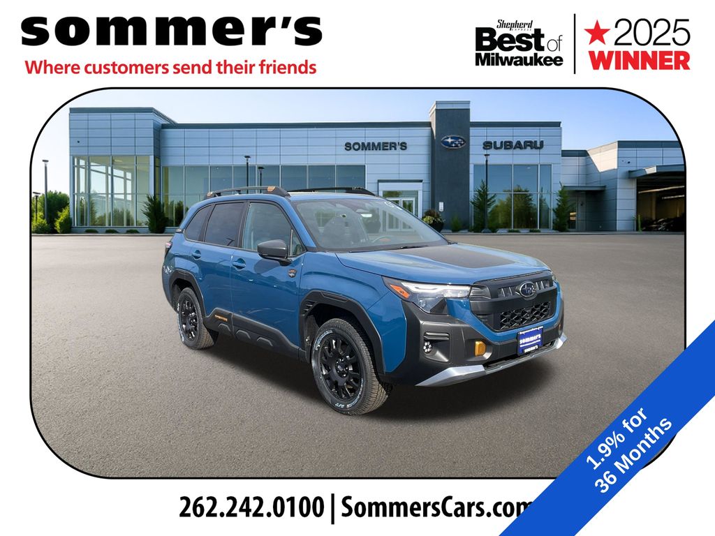 Blue 2026 Subaru Forester SUV / Crossover All-Wheel Drive Continuously Variable Transmission