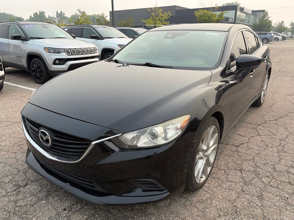 Jet Black 2017 Mazda MAZDA6 Sedan Front-Wheel Drive 6-Speed Automatic