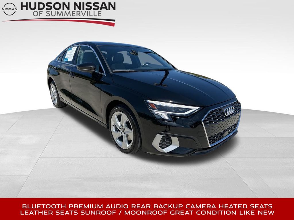 2023 Brilliant Black Audi A3 40 Premium FWD Sedan