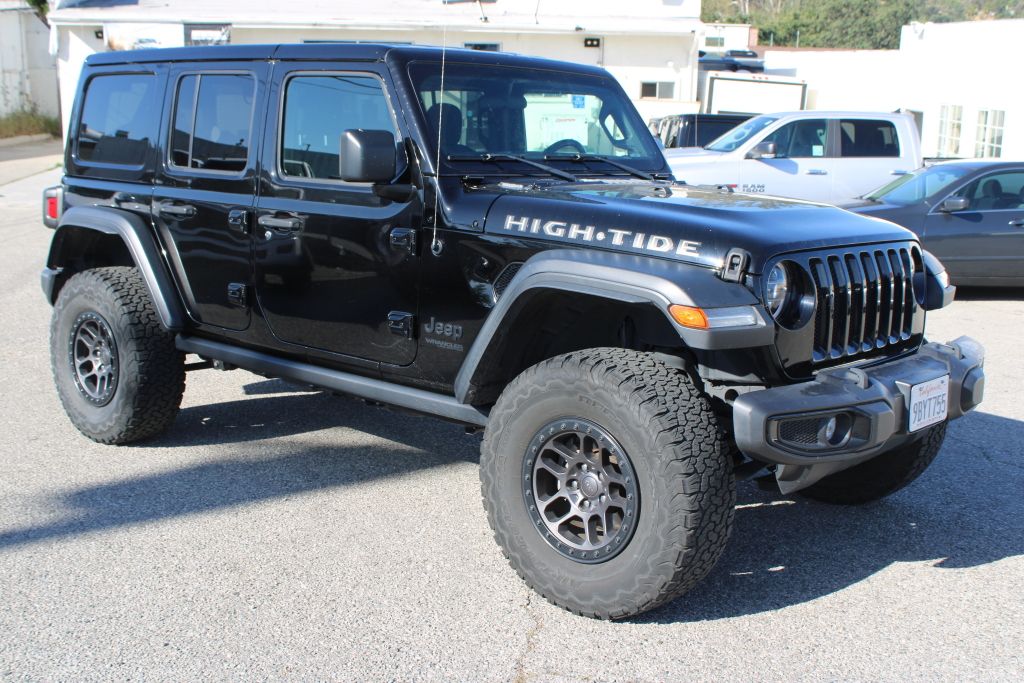 Used 2022 Black Jeep Unlimited High Tide image 3