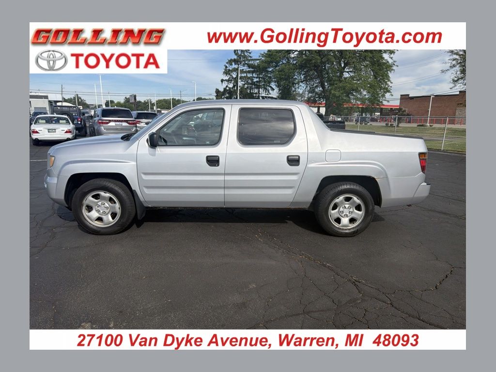 Gray 2006 Honda Ridgeline RT Pickup Truck All-Wheel Drive 5-Speed Automatic
