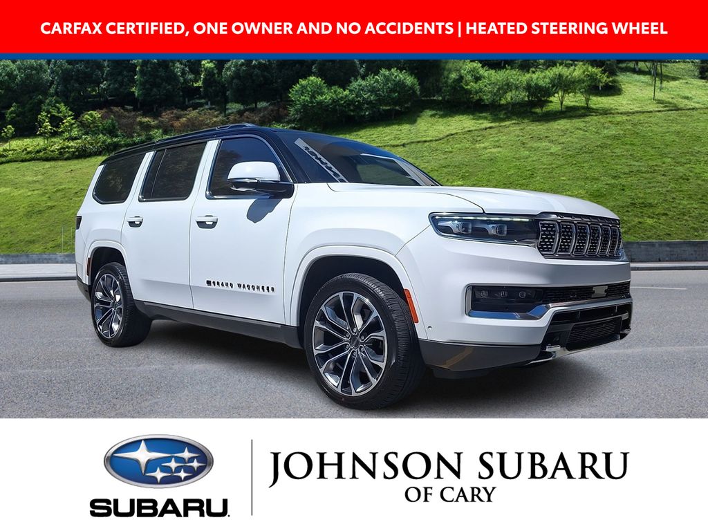 Bright White Clearcoat 2022 Jeep Grand Wagoneer Series III 4WD SUV / Crossover Four-Wheel Drive 8-Speed Automatic