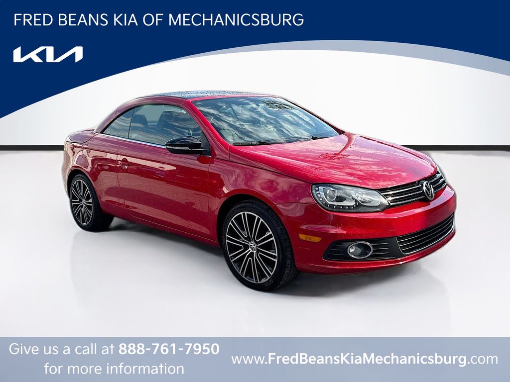 Salsa Red 2014 Volkswagen Eos Sport SULEV Convertible Front-Wheel Drive 6-Speed Dual Clutch