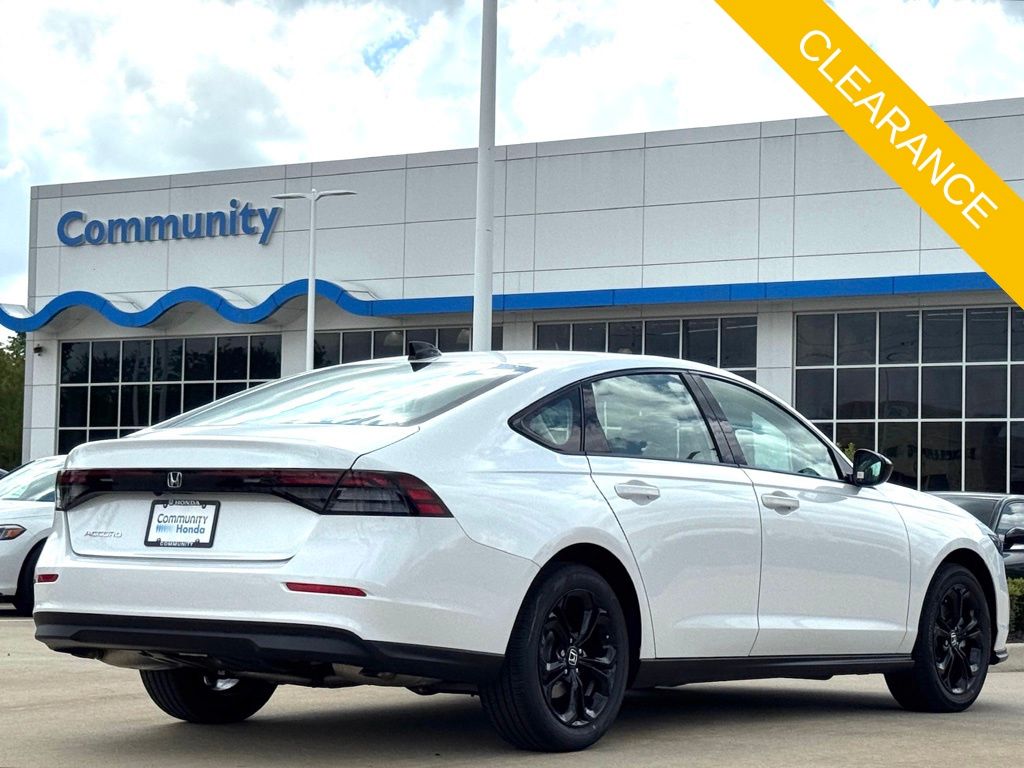 2025 Honda Accord SE White at Community Honda